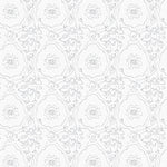 Interlocking Lattice with Subtle Floral Motifs and Contemporary Detailing (Gray) - ODIKA