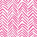 Brushstroke Zigzag Herringbone Artisan Handwoven Exquisite (Pink)