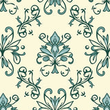 Enchanting Floral Symphony Damask Nouveau Inspired Jewel (Ivory) - ODIKA