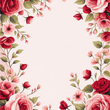 Elegant Blossom Design(Red)