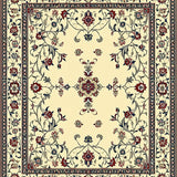 Astra Machine Traditional Beige Easy Clean Non Shedding Area(Beige)