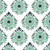 Enchanted Garden Floral Entrance with Cascading Petal Design (Green) - ODIKA