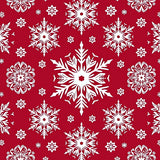 Festive Snowflake Medallion Winter Holiday Decorative Floor Covering(Red)