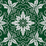 Festive Snowflake Swirl Decorative Holiday Accent(Green)
