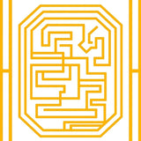 Maze Labyrinth Constellation(Yellow)