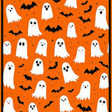 Spooky Halloween Area Rug Ghostly Entrance Mat(White)