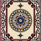 Artisan Mosaic Medallion Design(Beige)
