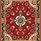 Heritage Inspired Abstract Animal Design with Intricate Detailing(Red)