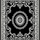 Elegant Scrollwork Arabesque Flourish Symmetrical(Ivory)
