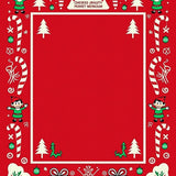 Joyful North Pole Express Hallway Pathway Adornment(Red)
