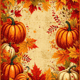 Autumn Harvest Pumpkin Festive Fall Welcome(Orange)