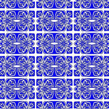 Intricate Interlocking Starburst Motifs with Boho Charm (Blue)