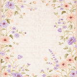 Beige Floral Throw Low Pile Spring Vibrant(Beige)