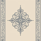 Artful Ornate Damask Jacquard Timeless Neutral Exquisite(Beige)