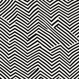 Asymmetric Chevron Featuring Bold Monochrome Dynamics(Black)