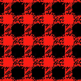 Winter Buffalo with Stitched Snowflake Accents(Red)