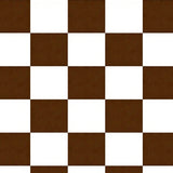 Buffalo Plaid Thanksgiving Entrance Featuring Bold Checker Motifs(Brown)