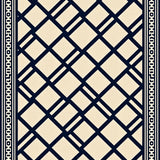 Contemporary Lattice with Decorative Perimeter Accent(Beige)