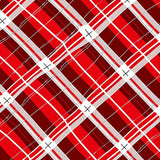 Festive Plaid Welcome with Classic Holiday(Red)