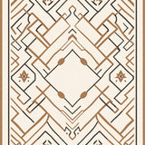 Minimalist Lattice with Contemporary Boho Spirit(Beige)