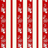 Cane Stripe Doormat with Peppermint Swirl Accents(Red)