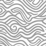 Abstract Wave Formation Featuring Fluid Curves and Monochrome Palette(Gray)