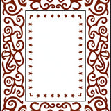 Elegant Swirl Textured Deluxe Comfort Aesthetic Enhancement(Brown)