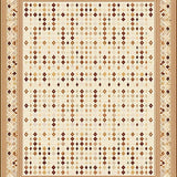 Abstract Diamond Harmony Area Rug with Contemporary Trellis Geometry(Beige)