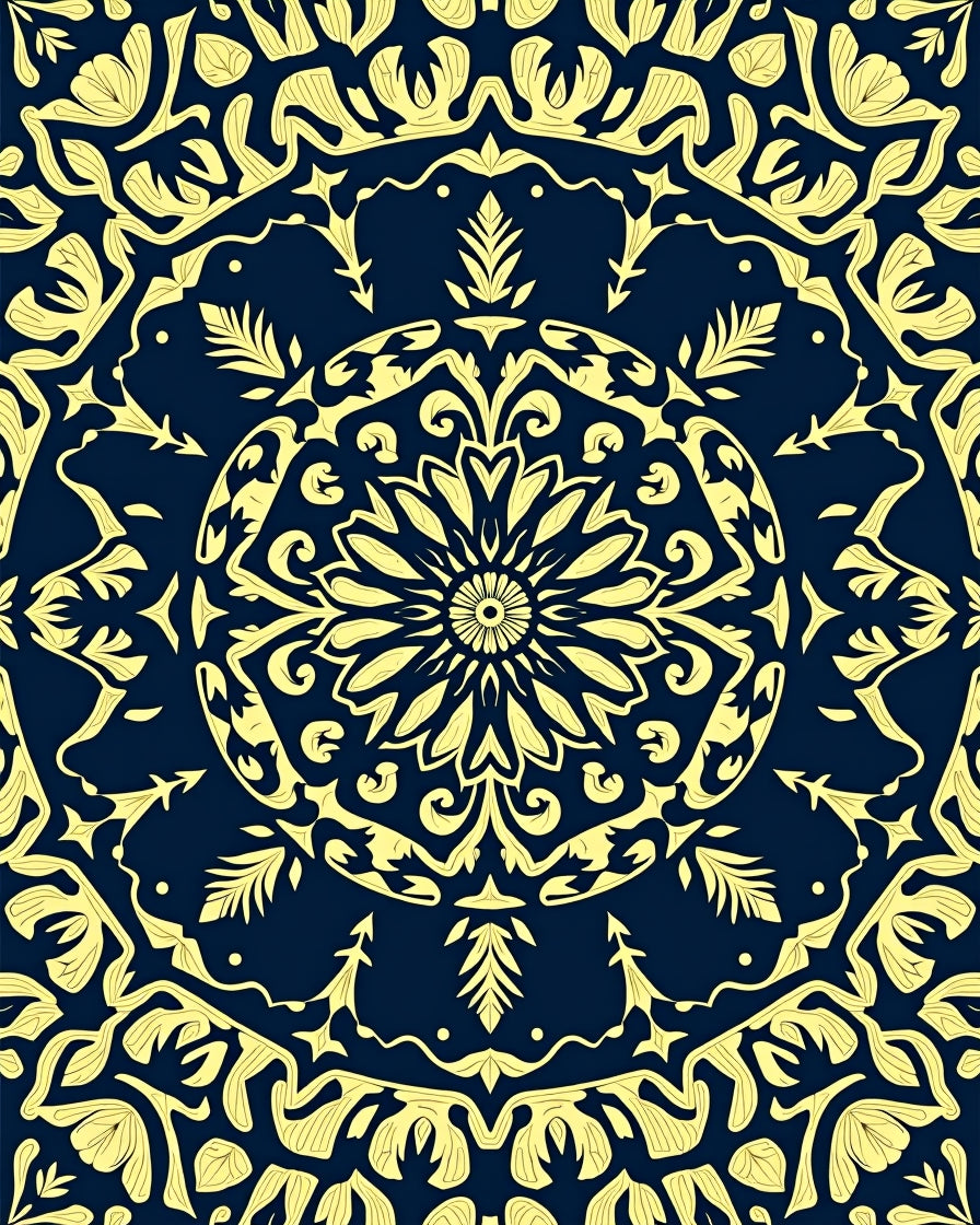 Low Pile Design Easy Clean with Anti Skid Backing (Blue) - ODIKA