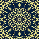 Low Pile Design Easy Clean with Anti Skid Backing (Blue) - ODIKA