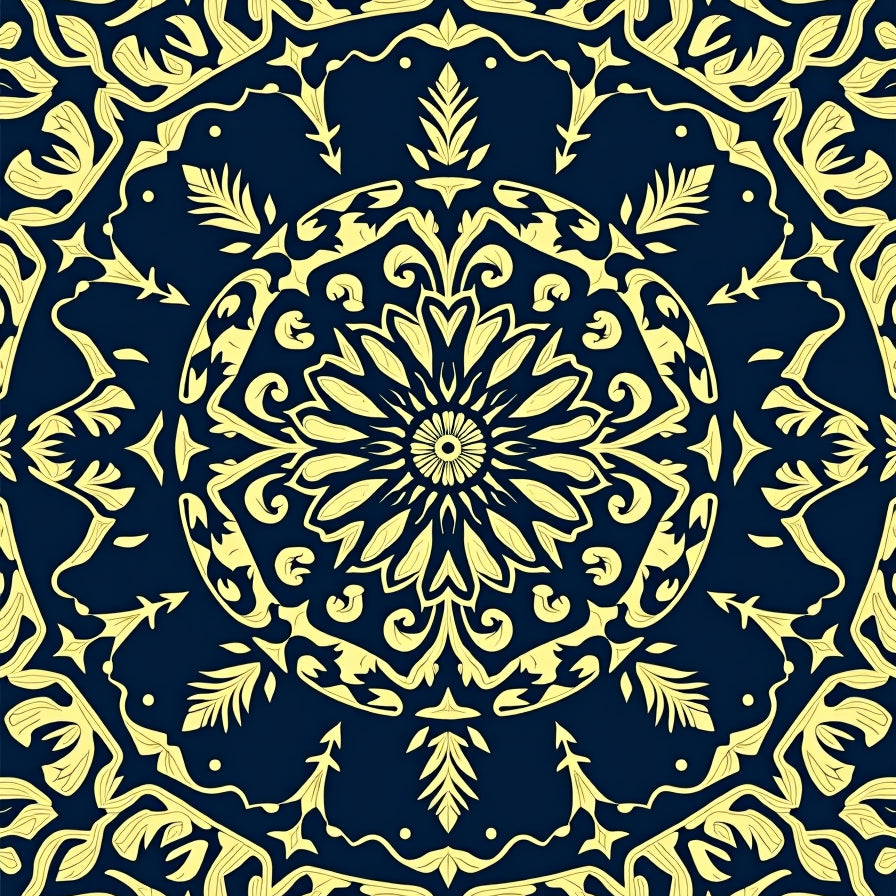 Low Pile Design Easy Clean with Anti Skid Backing (Blue) - ODIKA