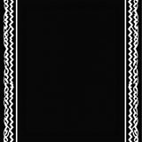 Contemporary Lattice Framework Chain Artistic Pathway (Black)