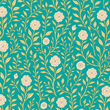 Botanical Garden Trellis Decorative Accent (Teal) - ODIKA