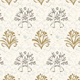 Heritage Damask Symmetrical Transitional Luxury Contemporary(Gold)