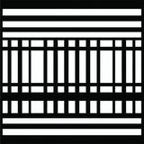 Classic Bistro Stripe Handwoven for Sophisticated Home Accent(Black)