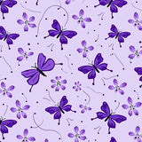 Whimsical Flying Insect Dance Illustration(Purple)
