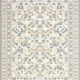 Sophisticated Area with Elegant Interlocking Shapes in Beige and Grey(Gray)