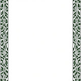 Botanical Leaf Maze Decorative Abstract Lattice Framework (Green) - ODIKA