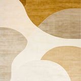Nuevo Arch Collection Area Contemporary Beige Cream Geometric Design(Beige)