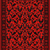 Halloween Bat Doormat Unwelcome Bat Rug for Festival(Red)