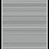Contemporary Black & White Area Bold Stripe Design(Black)