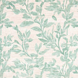 Blush Area with Green and White Botanical Print(Beige)