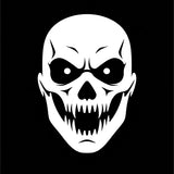 Haunting Phantom Scream Face Tufted Decorative(Black)