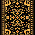 Elegant Blossom Interwoven Symmetrical Artistry Timeless Charm (Black) - ODIKA