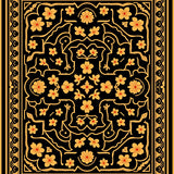 Elegant Blossom Interwoven Symmetrical Artistry Timeless Charm (Black) - ODIKA