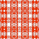 Festive Autumnal Check Interlocking Lattice Orchard Plaid(Red)