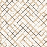 Lattice Checkered Contemporary Grid Design(Beige)