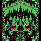 Enchanted Forest Woodland Caribou Path Adornment(Black)