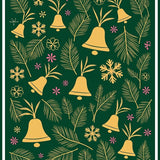 Evergreen Bough Interlocking Sleigh Bell Mosaic(Green)