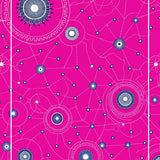 Astral Constellation Map with Cluster Artwork (Pink)